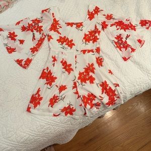 Traffic People Floral Romper